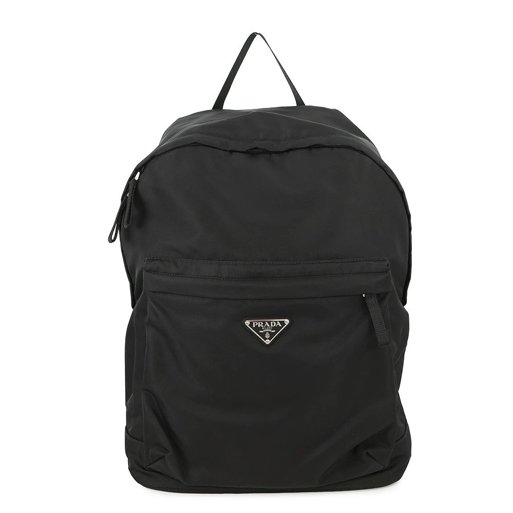 Prada Backpack Triangle Bag Black